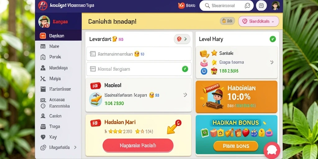 Tampilan antarmuka GACOR77 yang user-friendly.
