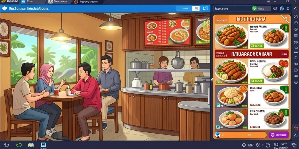 Tampilan awal IDKLUB dengan grafis yang menarik.