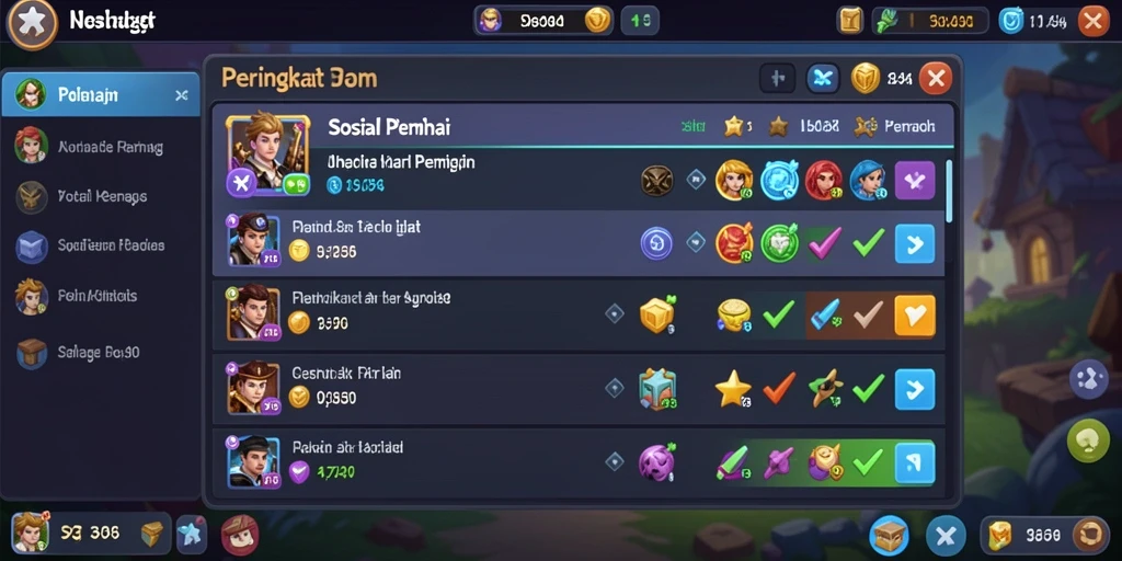 Tampilan menu utama PUSAT303 yang menarik dan intuitif.