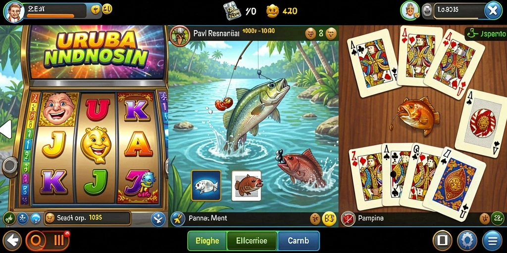 Screenshot: Tampilan level pertama yang menantang.